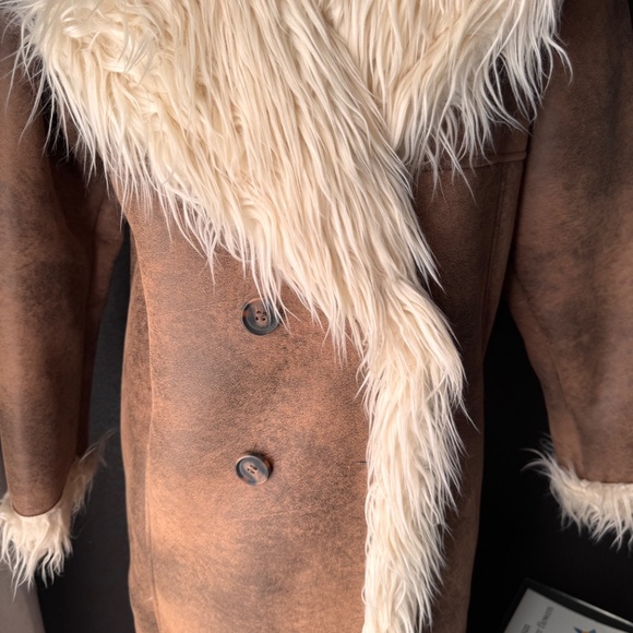 Simon Miller Faux Shearling Jetz Coat - Picture 3 of 8